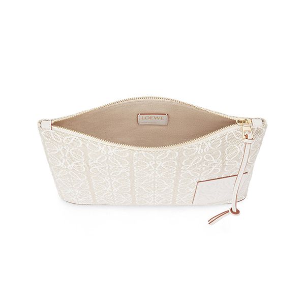 【ロエベ】新作◇アナグラムポーチ◇ジャカード コピー カーフ C730C63X15